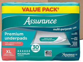 Unisex Premium Underpads 726872027364 Quilted Underpad - Maximum Absorbency-incontinence Pads 30 Count