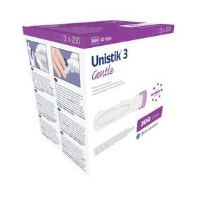 At-1042 Unistik 3 Low Flow Safety Lancet 28 Gauge Needle 1.8 Mm Depth 1 Box S 100 /box