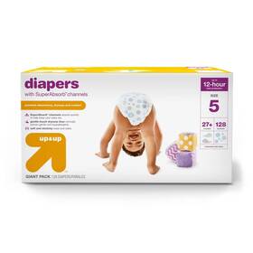 16314053 Up&up Diapers Giant Pack - Size 5 128ct