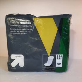 Up & 492450100223 And Mens Guards 52 Count Maximum Absorbency New Sealed