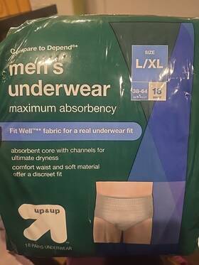 Up & 492450101985 New And Sealed Men S Disposable Underwear-l/xl