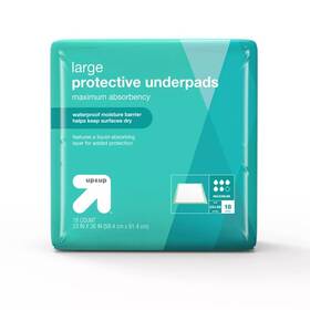 Up&up 492450107628 Protective Bed Underpads - Maximum Absorbency Large/extra Large L 18