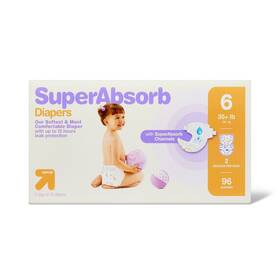 87990504 Up & Disposable Diapers Giant Pack - Size 6 96ct