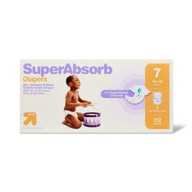87990513 Up & Disposable Diapers Economy Pack - Size 7 112ct