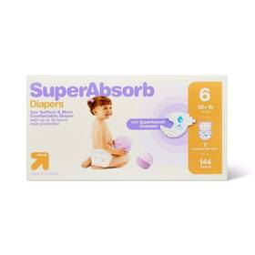 87990520 Up & Disposable Diapers Economy Pack - Size 6 144ct And