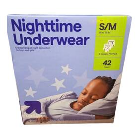90026973 Up&up And Comfort Fit Boys Disposable Nighttime Underwear Size S/m New