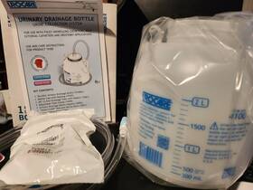 Uc4100 Urocare Products Inc. 4100 Urinary Urine Drainage Bottle 2000 Ml New In Box Sealed-noreturns