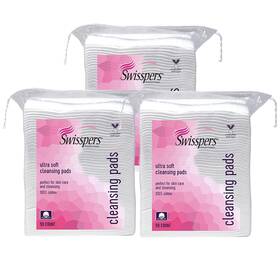 R01803 Us Cotton Swisspers Premium Ultra Soft Cleansing Pads 50 Count Pack Of 3 Large Recta