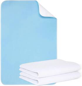 Man-bpp-01 Us Reusable Incontinence Bed Pads 34 Inch X52 Washable Pad Heavy Absorbency 4-la