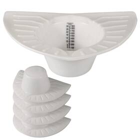 Vakly 638317689948 Graduated Specimen Collector Pans Pack Of 5 Toilet Nursing Hat For Urine V