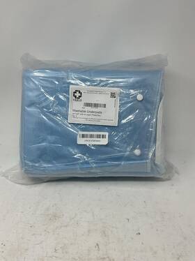 Vakly 810077217238 Reusable Washable Underpads 36 Inch X 54 4-layer Protection Incontinence 3pk