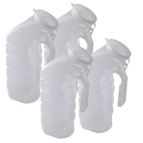 Vakly 810124532017 Male Urinal With Cover And Handle Portable Handheld Overnight Pee Bottles For