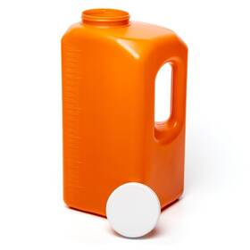 Vk24ur Vakly 24-hour Urine Collection Bottles With Easy-grip Handle - Large Graduated Contain