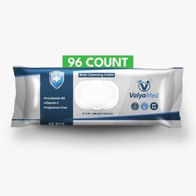 Valyamed 680502070132 Body Wipes For Adults Xl Adult Elderly Alcohol