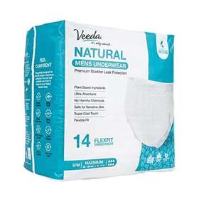 Veeda 810462022966 Natural Incontinence Underwear For Men Maximum Absorbency Bladder Leakage
