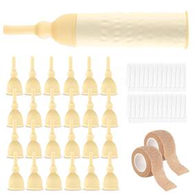 Jm00060-2 Veeviiy Upgraded External Condom Catheters For Men Overnight 24 Pcs Leak Proof Latex