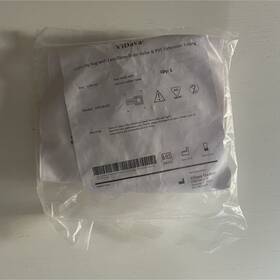 Vidava Vidub101 Large Clear Leg Bag 1000ml With Easy Open Drain Valve And Pvc Tubing