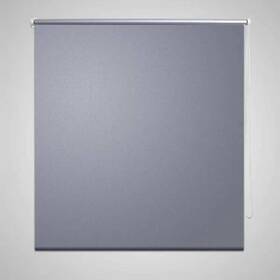240121 Vidaxl Roller Blind Window Shade With Pull Cord Roll Up Blackout Gray