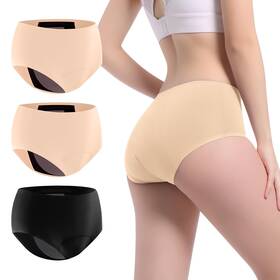 Pks-p14-hff-s-3 Voxshe Incontinence Underwear For Women Washable Leak Proof 5oz High Absor