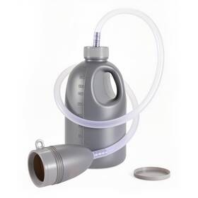 Vpoozz 607602441370 Urinals For Men Portable Male Urinal Bottle With Lid Spill Proof 37 Long Tu