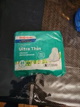 Walgreens 049022633056 Long Super Ultra Thin Pads With Flexi-wings Unscented Size 2 - 16