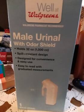 Walgreens 311917158952 Male Urinal 32 Oz. / 946 Ml Opaque White
