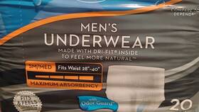 Walgreens 688267116230 Careone Mens Underwear Small / Medium 20 Count Maximum Absorbency Odor Guard