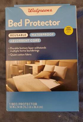 Wrx369898 Walgreens Reusable Waterproof Cotton Bed Protector 30x34 - New