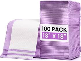 Waylyee Us 445005283240 Baby Disposable Changing Pads 100 Pack Underpads Ultra Soft Wate
