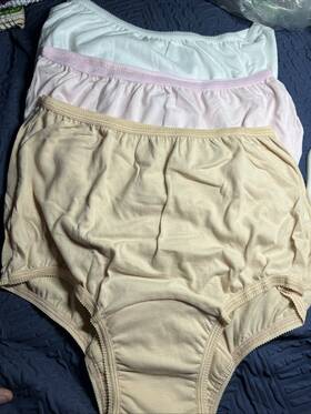 Wearever 813877011303 3 Pair Size Large Assorted Cotton Incontinence Panties H88