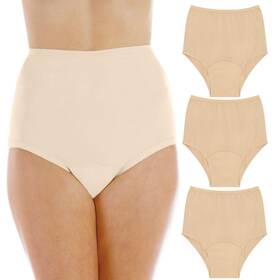 Wearever 899624001728 Womens Cotton Comfort Incontinence Panties For Bladder Control With Regular Wearever 899624001728 Womens Cotton Comfort Incontinence Panties For Bladder Control With Regular