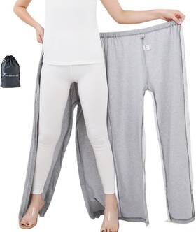 Weeoatar 975766023065 Unisex Patient Pants Bedridden Clothing Disability With Zipp