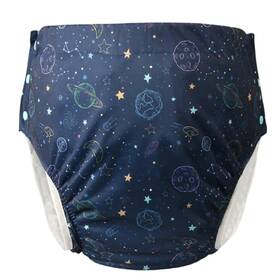 Uhhtnbk09-4 Weeoatar Unisex Reusable Adult Cloth Diaper Washable Swim Nappies Adjustable Incontine