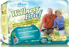 5242 Wellness 48 Softistico Size Large Adult Diapers Waist 36-46 Inches 8hr Dryness