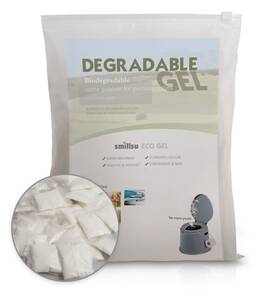 Wenge 605832126562 Smillsu Urine Super Absorbent Solidifier - 50 Pack Pee Powder Liquid Waste