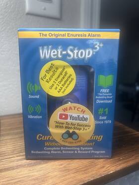 Wet-stop3 Wet-stop 445036271261 3 Blue Bedwetting Enuresis Alarm With Loud Sound And Strong Vibration