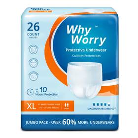 Whyworry 928836508160 Incontinence Underwear For Women And Men Disposable Adult Pull Ups With Over