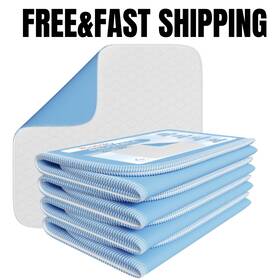 Wonder Sky 850038757151 2 Pack Reusable Underpads Incontinence Bed Pads Washable Waterproof Pee