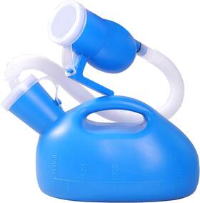 Wondsighin 705353208683 Portable Urinals For Men Spill Proof 2000ml/0.53 Gal With 60 Inch Long Hose And L