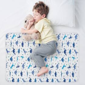 Dp52 Wovenx Organic Incontinence Pads For Kids And Toddlers - 5 Layer Waterproof Protectors