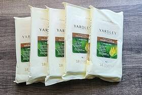 Yardley 854019674999 Lot Of 5 Packs - London Large Disposable Washcloth 18/pack