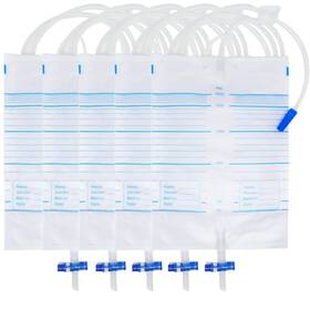 Ybhoc 771077902701 5pcs Urine Drainage Bag Anti-reflux 2000 Ml Volume 48 Inch Tube Clip Ybhoc 771077902701 5pcs Urine Drainage Bag Anti-reflux 2000 Ml Volume 48 Inch Tube Clip