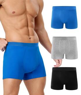 Yeswel 768837774227 Mens Incontinence Underwear Leak Proof Washable Reusable Cotton Boxe