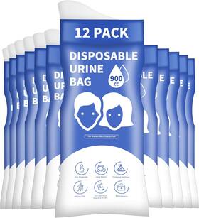 Yigoyihu 313049092074 Disposable Urine Bags 6/8/12/24 Pcs Pee For Travel Women And Me