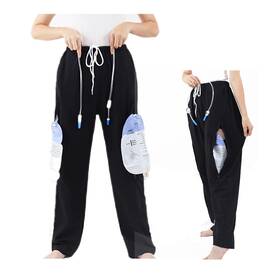 Yingxue 105960484583 Catheter Leg Bag Pants With Double Pockets For Unisex Holds 2 2000ml B