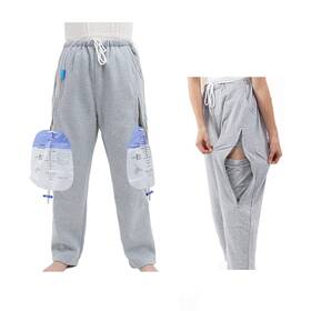 Yingxue 377412776830 Catheter Leg Bag Pants With Double Pockets For Unisex Holds 2 2000ml B
