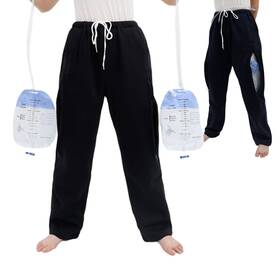 Suejm876 Yingxue Catheter Leg Bag Pants Urine Holder For Men/women Double Zippered