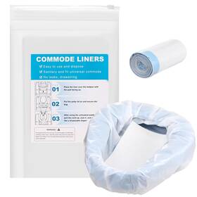 Sybpljd20usa Ysyonm Commode Liners With Absorbent Pads Disposable Bedside For Portabl