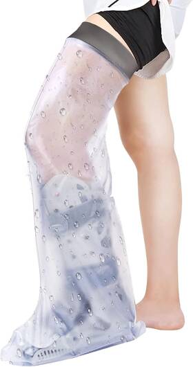 Zoyehoo 313056764704 Waterproof Full Leg Cast Covers For Shower Adult Extra Long