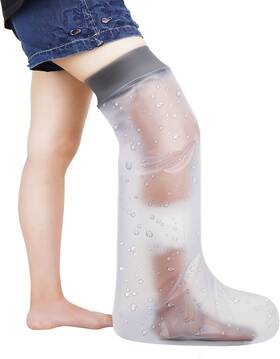 Zoyehoo 744110293265 Waterproof Leg Cast Covers For Shower Adult Full Protector